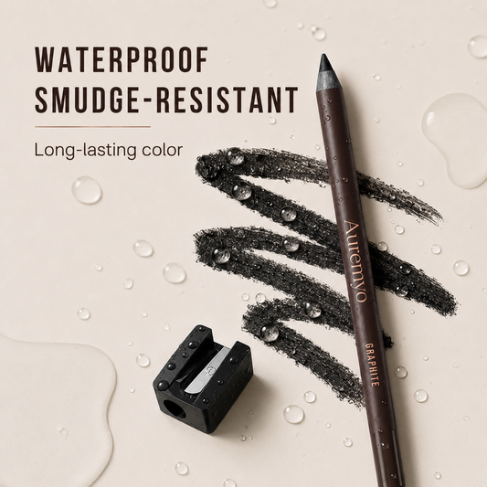 Auremyo™ 24 HR Waterproof Eyeliner Duo Sharpenable Eye Pencil