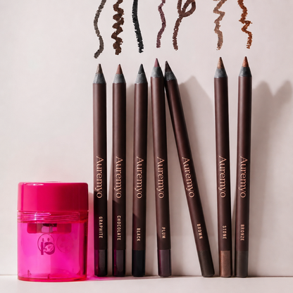 Auremyo™ 24 HR Waterproof Eyeliner Duo Sharpenable Eye Pencil